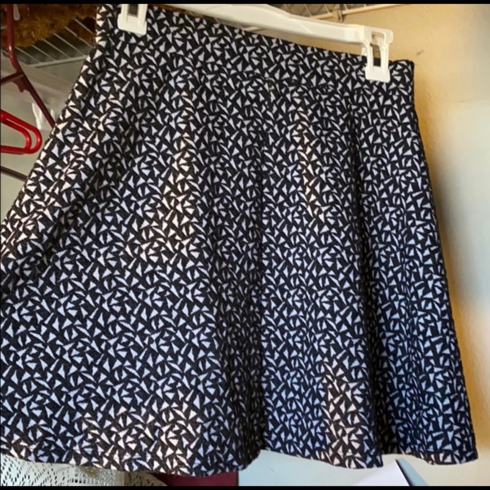 Printed skater skirt